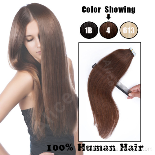 Wholesale price Double drawn tape hair extensions,tape in hair extensions